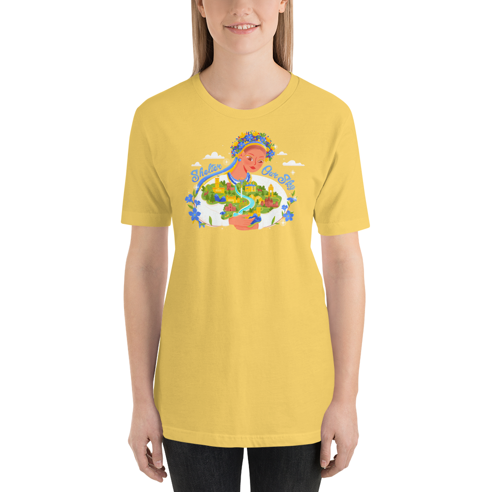 unisex-staple-t-shirt-yellow-front-623b4916d6e3f.png
